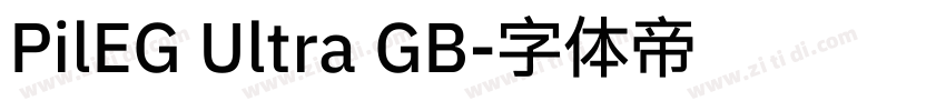 PilEG Ultra GB字体转换